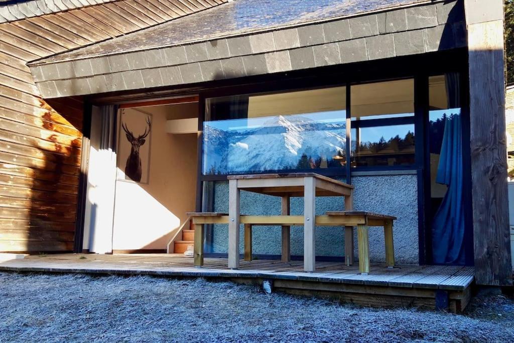 La Cabane Du Cerf A Payolle Campan Buitenkant foto